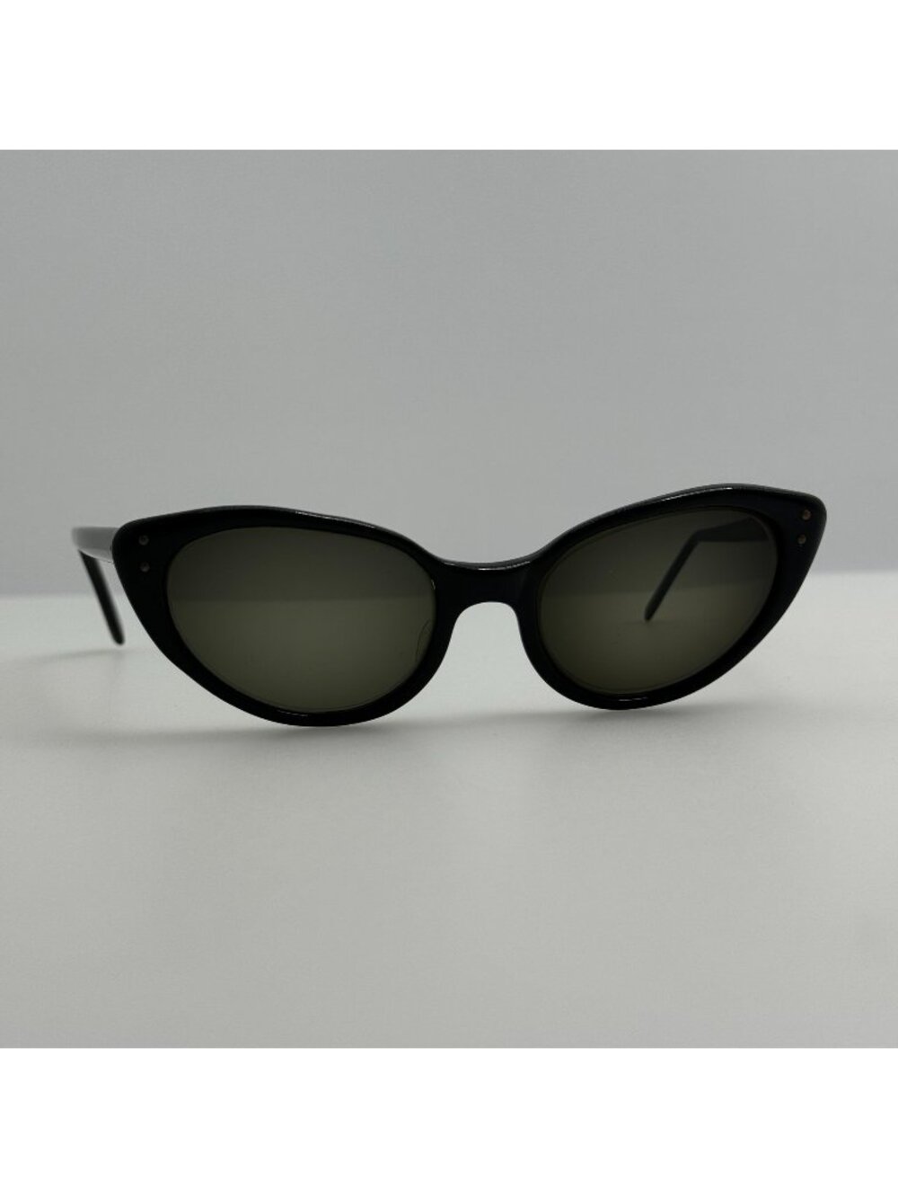 American Optical Eyeglasses Eye Glasses Frames 5 1/4 Black Vintage Cat Eye 46-16